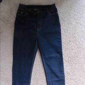 Fashion Nova Dark Wash Skinny Jeans